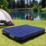 Matelas Gonflable 2 places 2 oreillets pompe electrique+ pompe manuel)