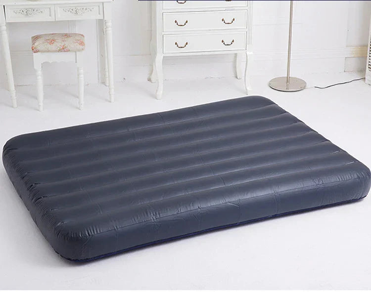 Matelas Gonflable 2 places 2 oreillets pompe electrique+ pompe manuel)