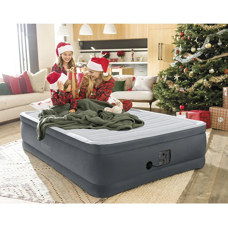 matelas gonflable 2 place +pompe electrique integrée