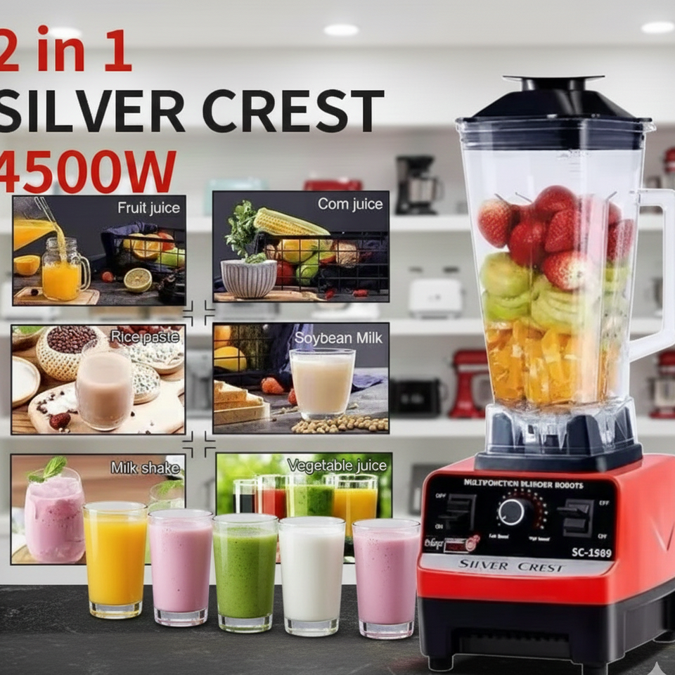 Mixeur 2-en-1 Silver Crest 4500W
