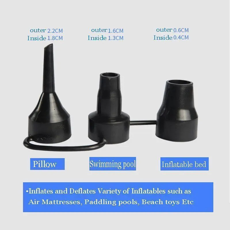 Matelas Gonflable 2 places 2 oreillets pompe electrique+ pompe manuel)