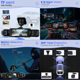 Dashcam Premium 4-en-1
