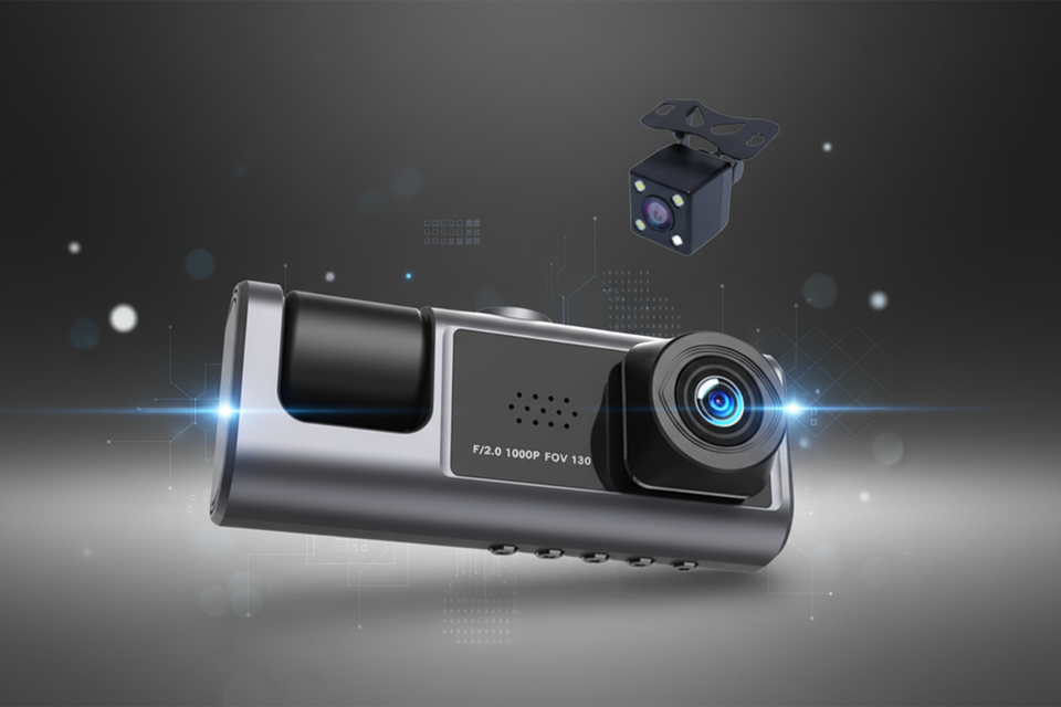 Dash Cam Voiture 1080P – Double Caméra