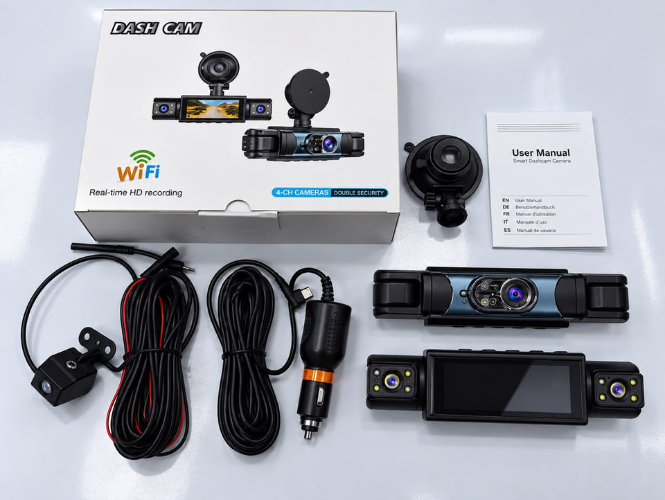 Dashcam Premium 4-en-1
