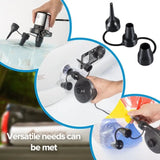 Matelas Gonflable 2 places 2 oreillets pompe electrique+ pompe manuel)