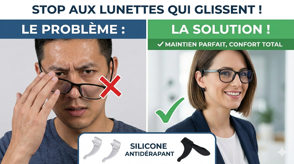 Support Antidérapant pour Lunettes